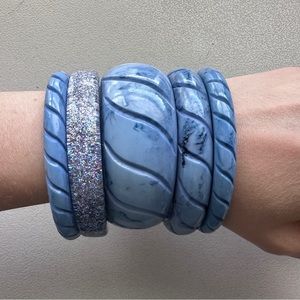 Splendette Skyward with glitter bangle set